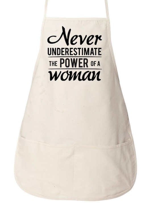 Items Similar To Power Of A Woman Apron Funny Kitchen Apron Funny