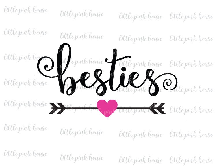 Download Besties Svg Best Friends Svg Friends Svg Bff Svg Heart