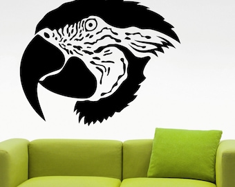 Parrot Wall Decal Bird Stickers Animal Decorations Home Living Room Bedroom Decor Vinyl Wall Art Removable Waterproof Sticker 1epai