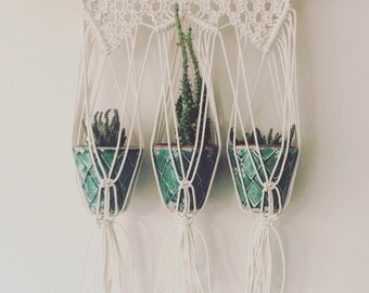 Macrame Plant Hanger, Macrame, Plant Hanger, Weaving, Macrame Wall Hanging