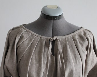 Made to order. Viking dress, linen underdress, early medieval dress