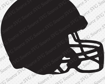 Football Helmet SVG Vector Detail Graphic Instant Download DXF PNG