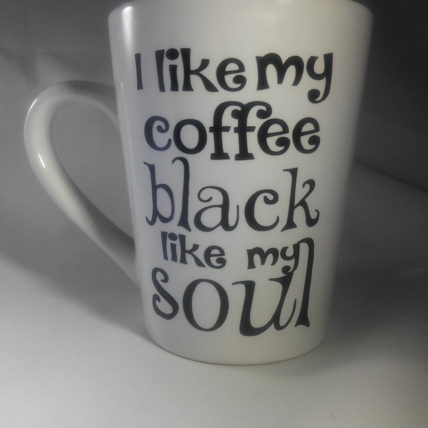 I like my coffee black like my soul mug by ColeysCuteCreations