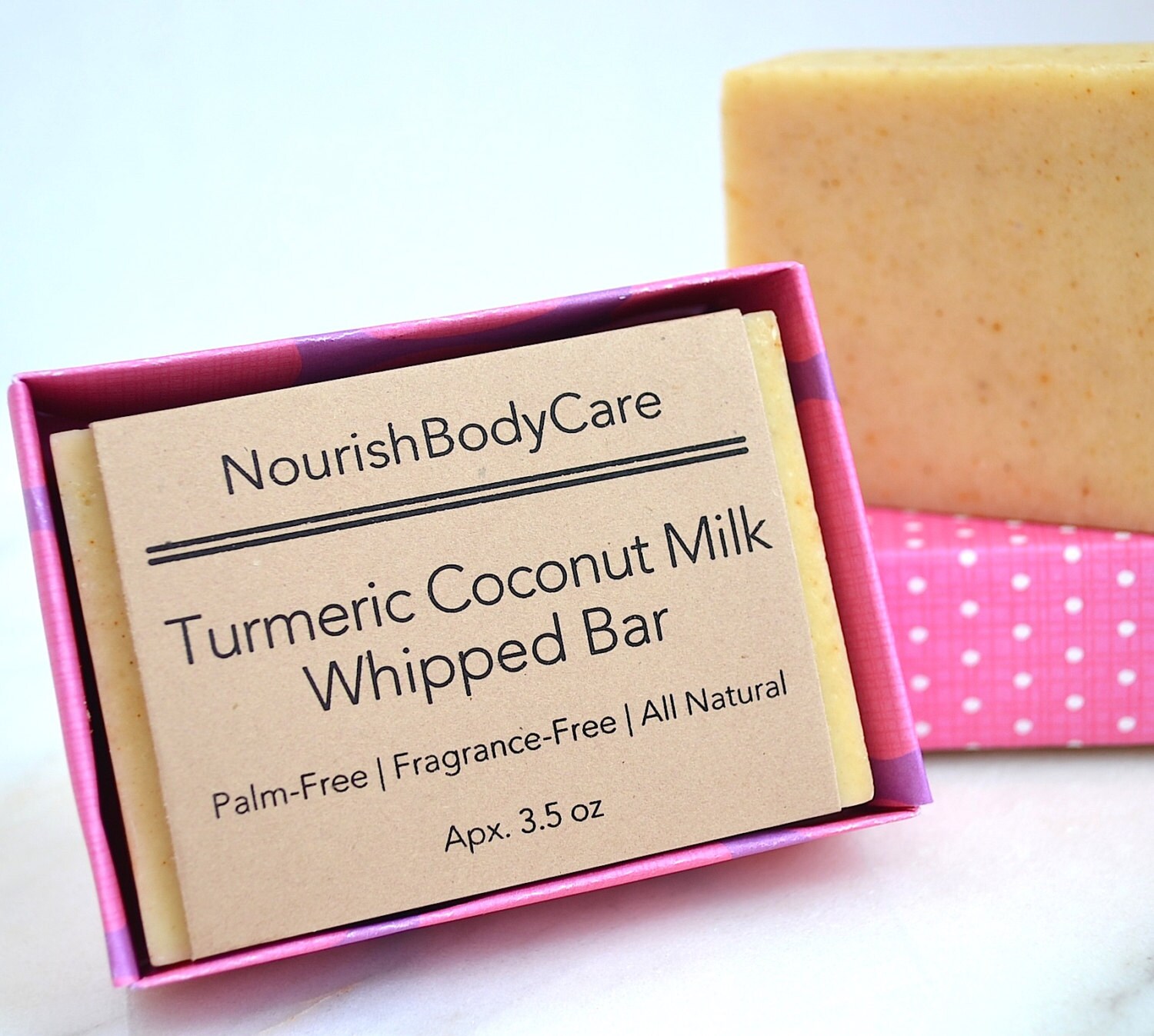 Herbal Soap Unscented Soap Vegan Soap Turmeric Soap