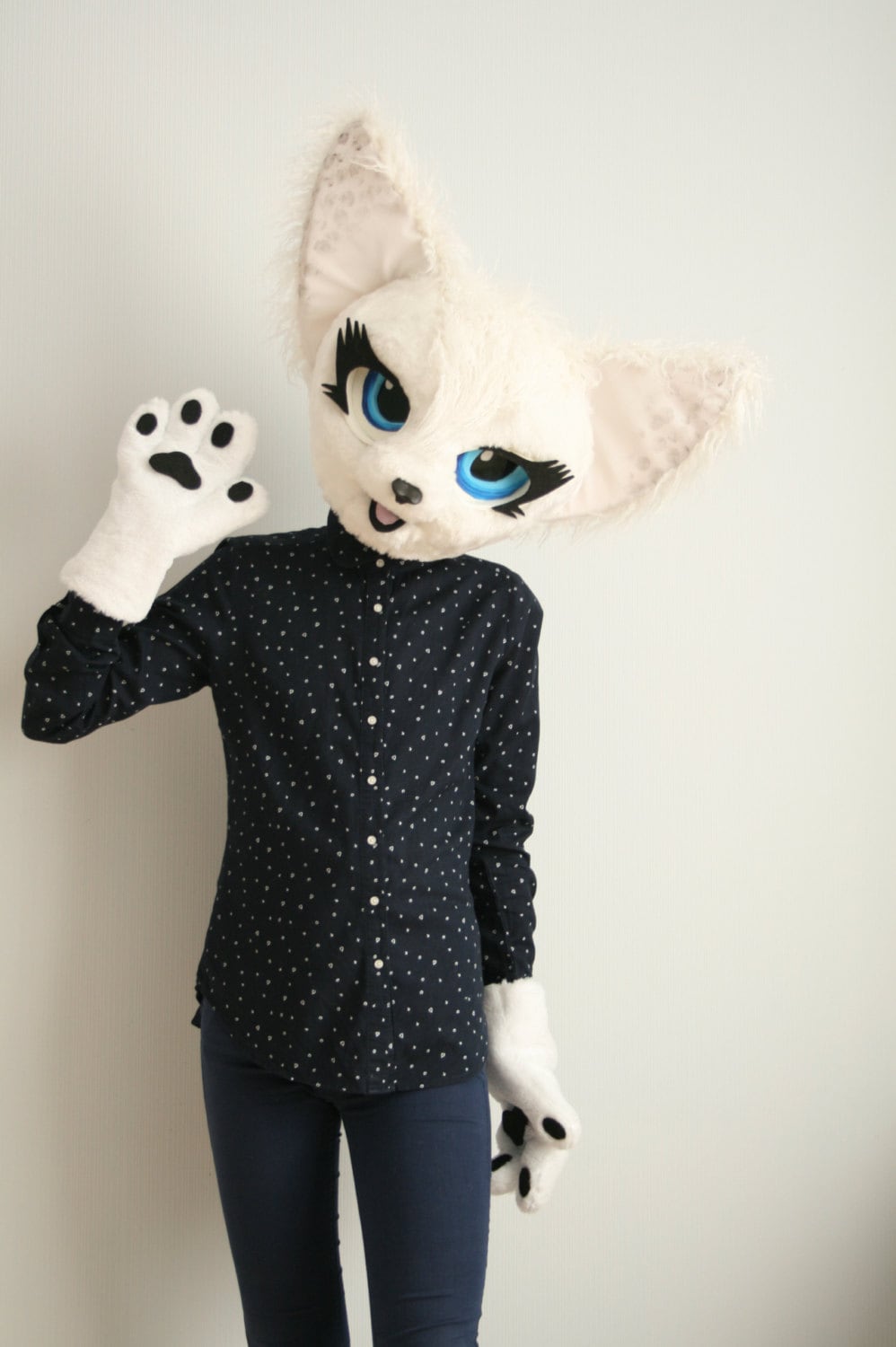 Cat fursuit partial furry fursona kemono