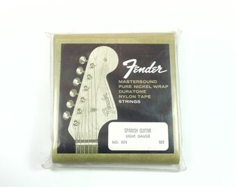 1960s Fender Strings Electric Guitar New Old Stock Mastersound ** Free Shipping**