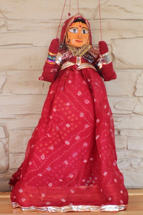 Antique Indian Doll Indian Puppet Doll Ethnic