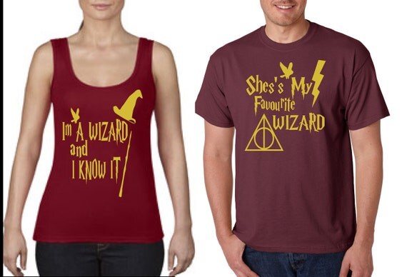 harry potter shirts for couples