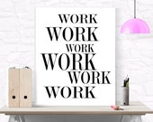 items similar to office decor sign work quote cute poster desk