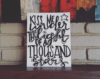 Ed Sheeran Lyric Canvas | Multiple Sizes Available
