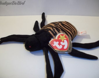 Vintage Ty Beanie baby Spinner the spider. Free ship to US