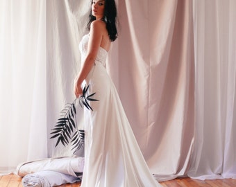 Wedding Skirt, White Maxi Skirt, Silk Wedding Skirt, Bridal Separates Skirt, Romantic Wedding Skirt, Floor Skirt,Formal Skirt, Elegant Skirt