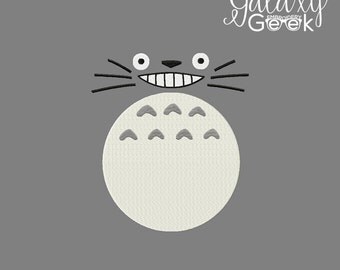 Totoro embroidery design machine embroidery design studio ghibli spirited away my neighbor totoro gift anime geek machine embroidery design