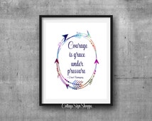 Unique grace under pressure related items | Etsy