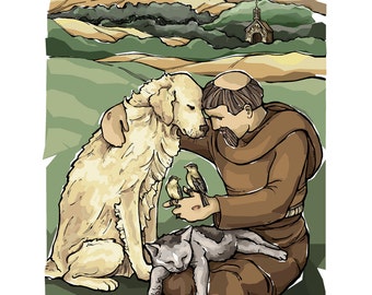 St. Francis of Assisi Art Print