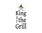 King Of The Grill - Wall Decal - Vinyl Wall Decals, Wall Decor, Kitchen Wall Decals, Kitchen Decor, Father's Day Gift, Grill Decor