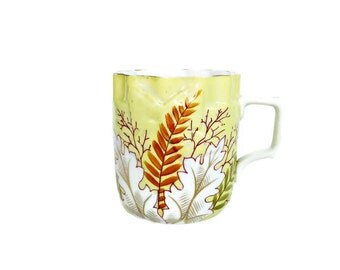 Vintage Mens Mug Moustache Cup Ceramic Moustache Mug Hand Painted China Coffee Mug Mustache Guard Mens Gift