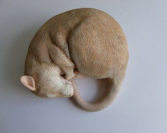CUSTOM Fancy Rat Sculpture Pet Rat Ornament Medium Size