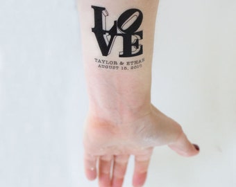 Wedding ring temporary tattoos