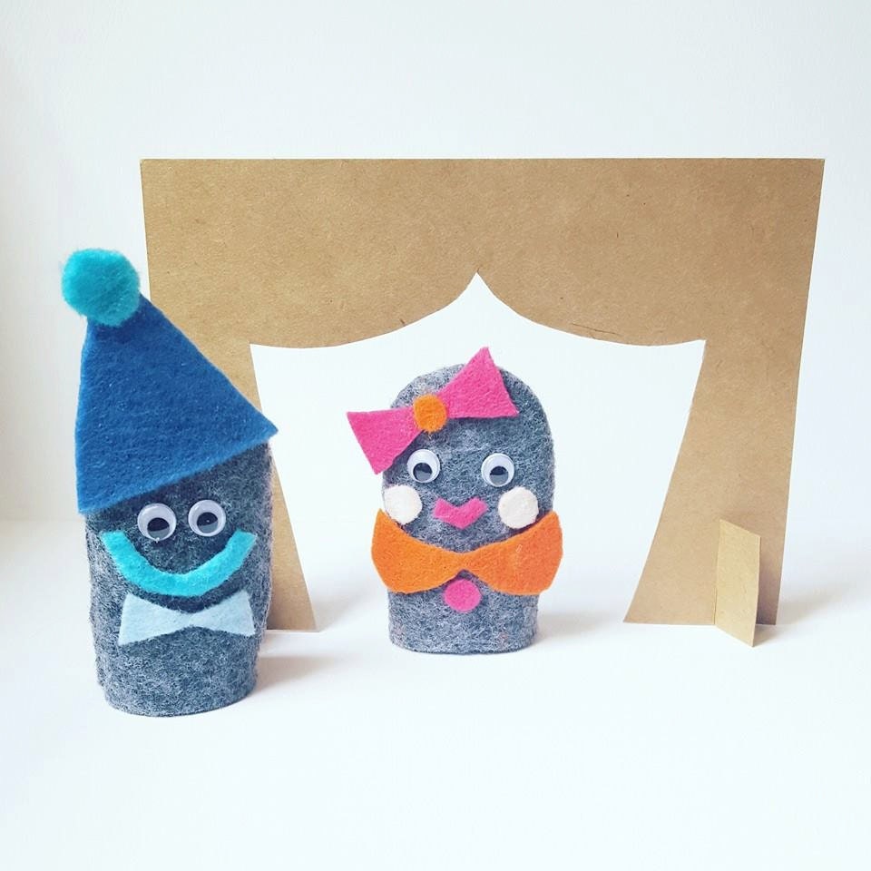 Puppet Kit Crafts for Kids DIY Puppet Stage Finger