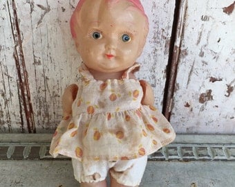 Antique Doll Celluloid Doll Made in Japan