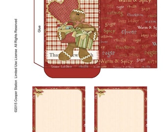 DIY Printable Hot Chocolate Envelope Gingerbread by CooperStation