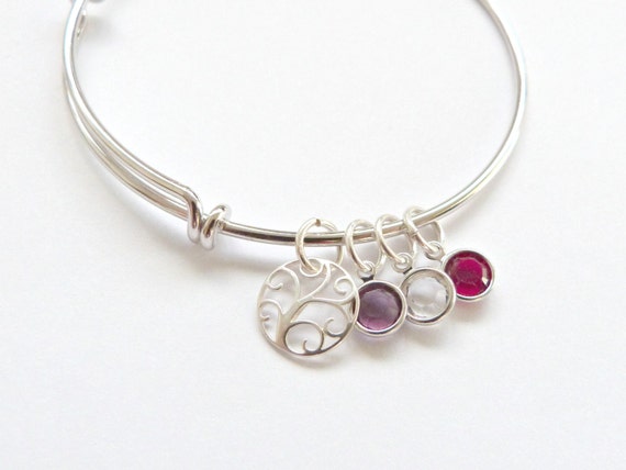 Modern Family Tree Bangle