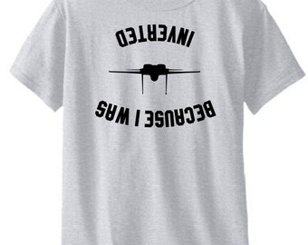 Because I Was Inverted - Top Gun inspired - funny shirt - tank top