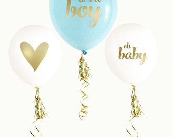 It's a Boy Ballons, Baby Shower Balloons, Oh Baby Balloons, Baby Announcement, Blue Balloons, New Baby Balloons, Baby Boy Shower Decor