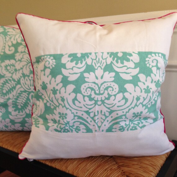 pillow x cover 70 50 Turquoise 22 x Cover Pillow Pillow Stripe Blue Cover 22 inch