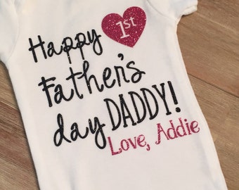 Happy Father's Day onesie or shirt, Happy Birthday Daddy, Happy Birthday Mommy gift, Father's Day