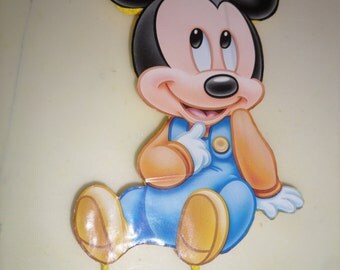 Baby Mickey Mouse Cake Topper or Centerpiece