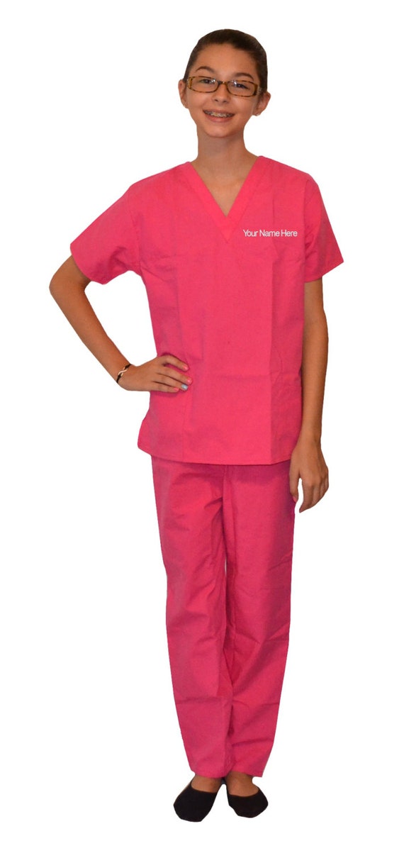 personalized nurse scrubs