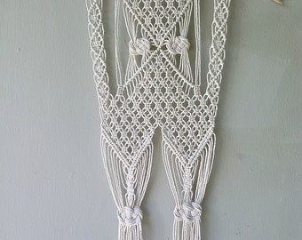 Woven wall hanging Large macrame Modern macrame hanging Boho tapestry Retro Macrame home gift Wedding gift Living room decor Organic macrame