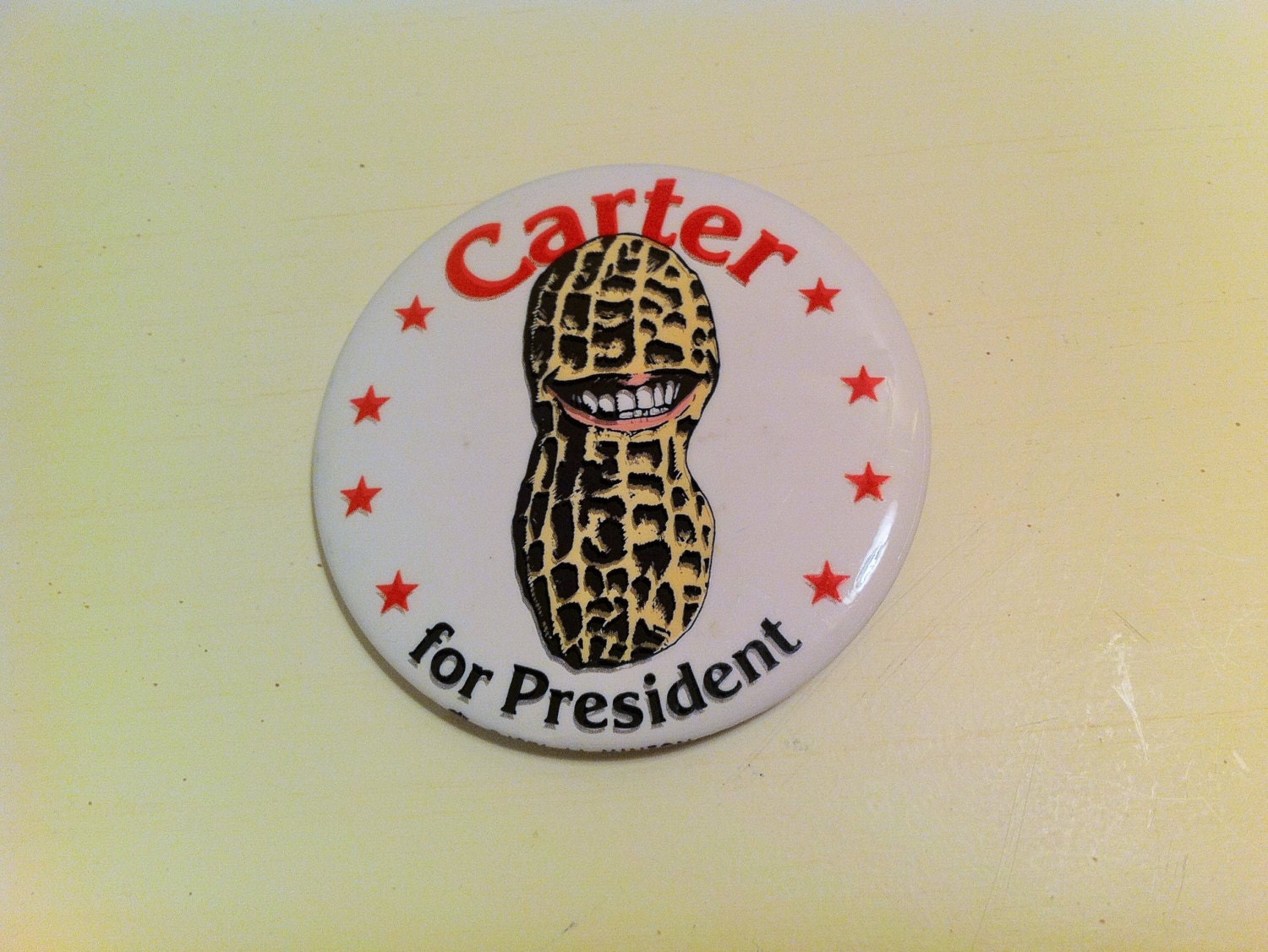 Vintage Political Pinback Jimmy Carter Peanut 1976 Political 5707