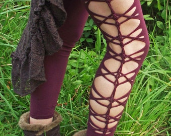 Galactic Nomad cotton woven leggings burning man, festival clothing, boom, goa, psy, yoga, cosplay