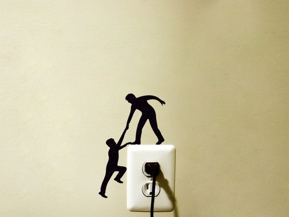 climbers velvet wall sticker