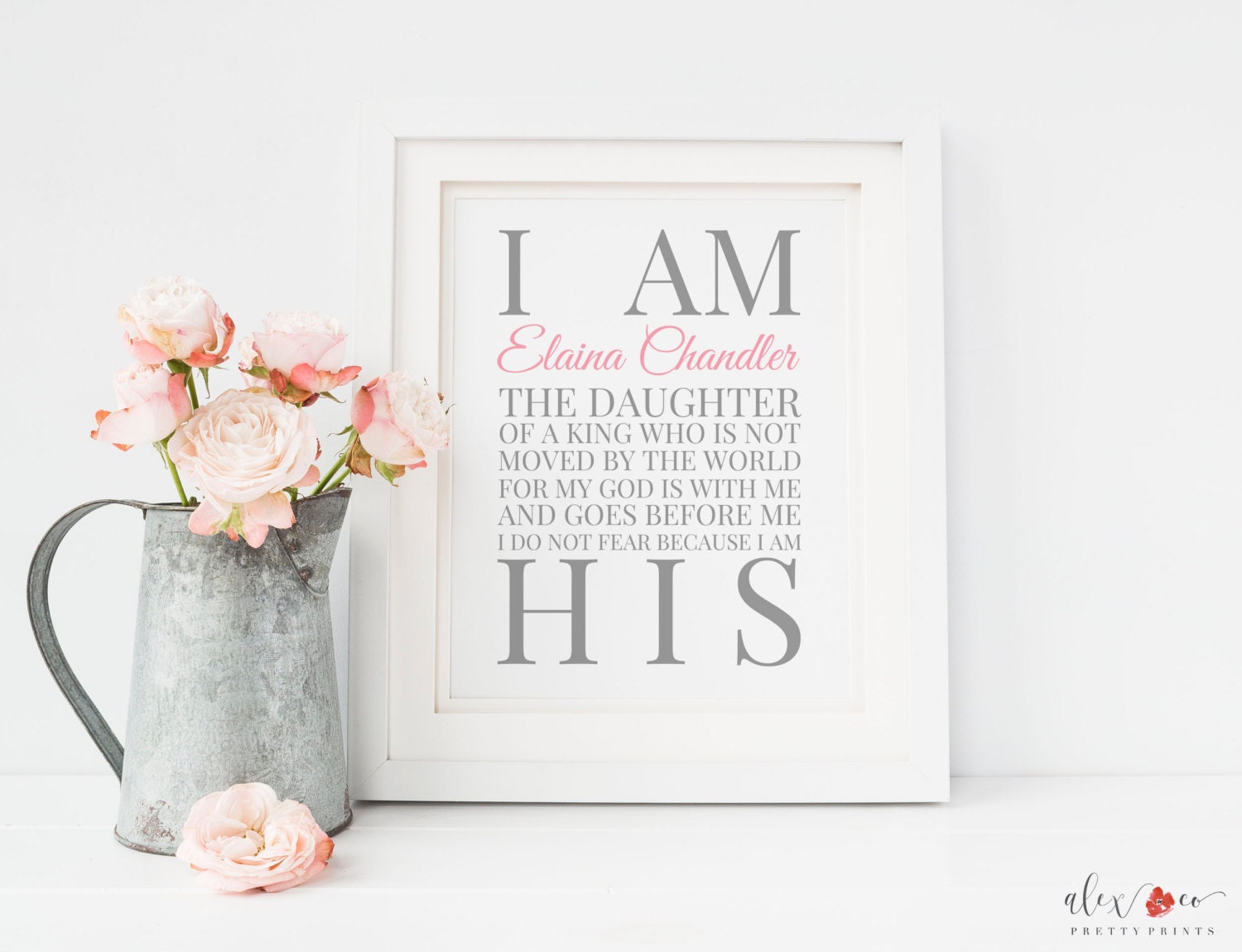 I Am The Daughter Of A King Printable. by alexandcoprintables