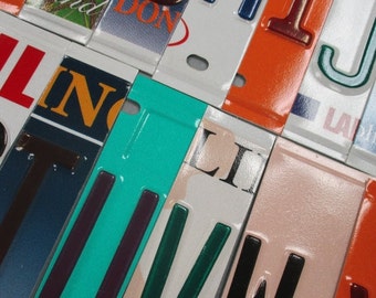 License plate letters, license plate art - proceeds support people with developmental disabilites