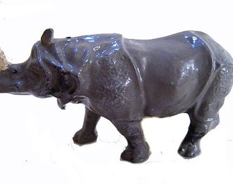 1930s Britains 908 Rhinoceros in Lead