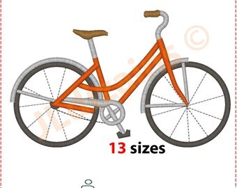 Bicycle Embroidery Design. Embroidery designs bicycle. Bike embroidery design. Cycle embroidery design. Embroidery Machine embroidery design