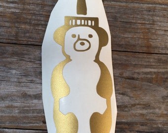 Honey Bear Vinyl Decal, Vinyl Stickers, Honey Laptop Decal, Car Sticker, Bear Laptop Sticker, Car Decal