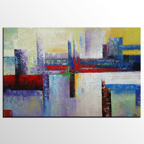 Large Oil Painting Abstract Art Large Art Large Painting