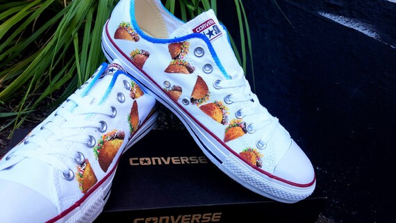 Hand Painted Taco Bell Lover Shoes