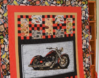 Route 66 quilt | Etsy