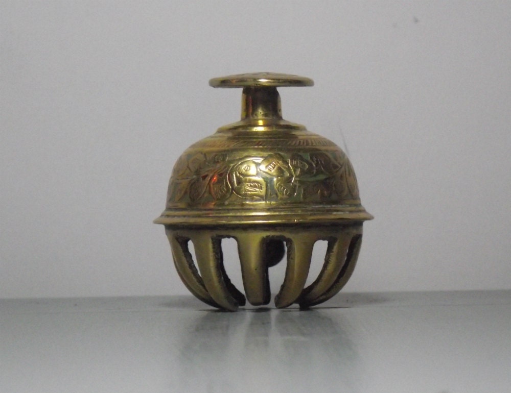 Elephant Claw Bell Indian Bell Brass Bell Enamel Brass