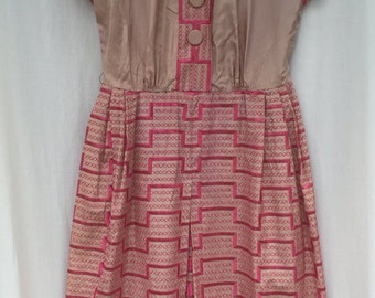 1950s Taffeta Party Dress