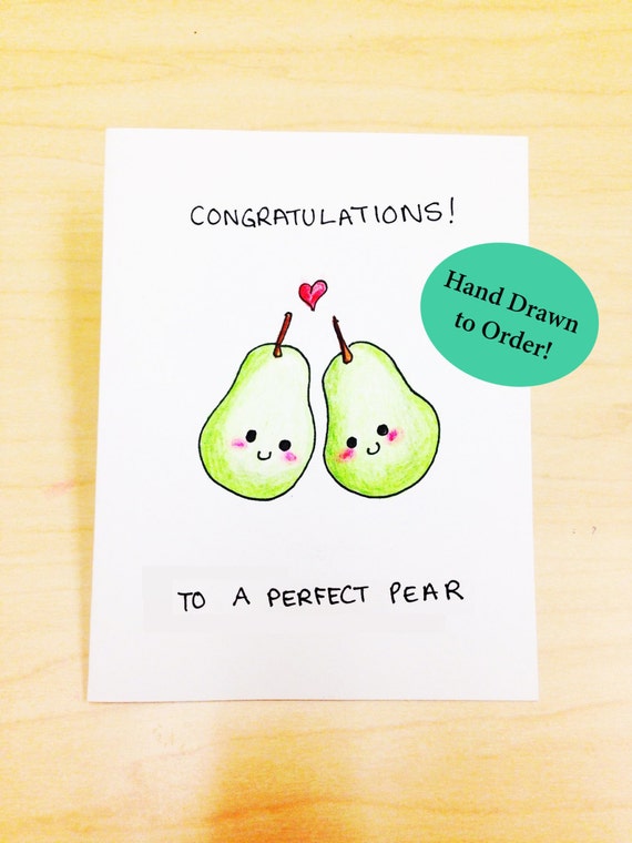 word play congratulations card Funny engagement card funny funny by wedding