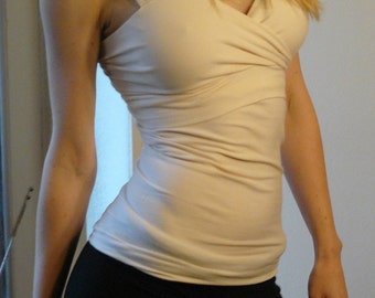 Organic Cotton Bra + Haramaki - Cream