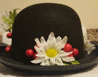 Mary Poppins Hat, Mary Poppins Costume, Tea Party, Nanny Costume, Jolly Holiday